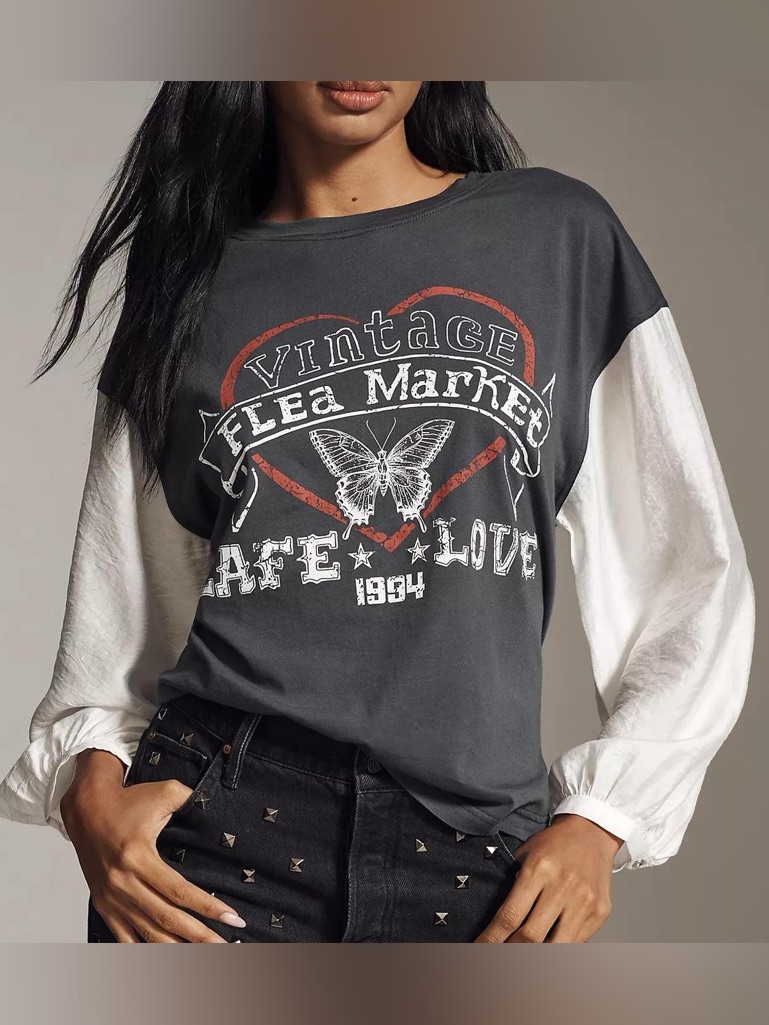 New Anthropologie Twofer Tee